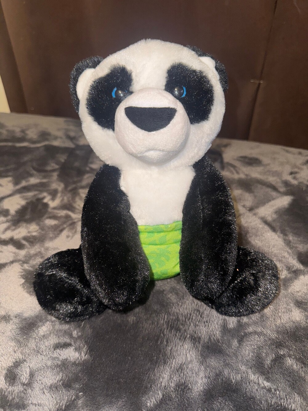 Melissa & Doug Panda Plush with Removable Green Clothing Soft Stuffed Animal Toy